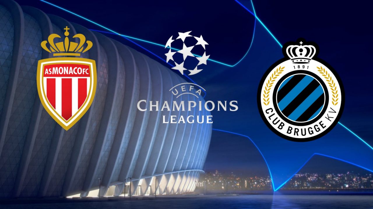 Monaco vs Club Brugge Champions League 6/11/2018